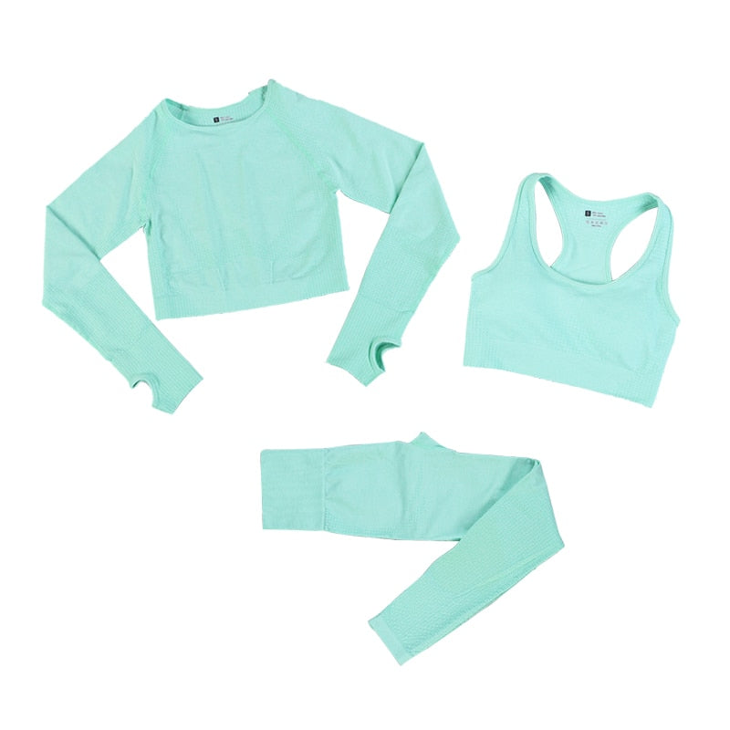 Active Comfort Seamless Activewear Set | Versatile Workout Wardrobe
