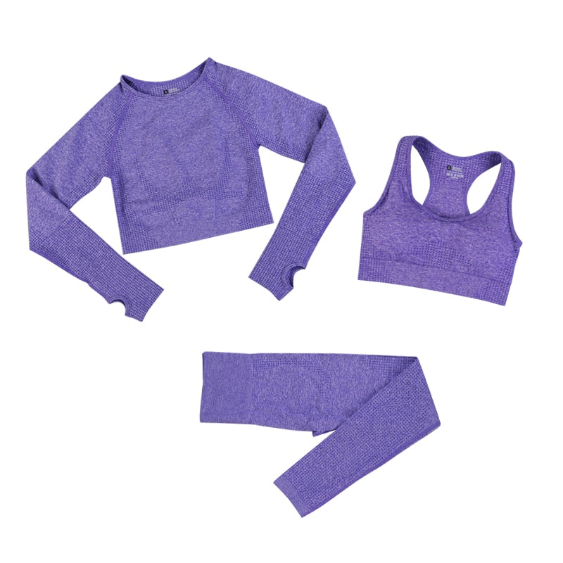Active Comfort Seamless Activewear Set | Versatile Workout Wardrobe