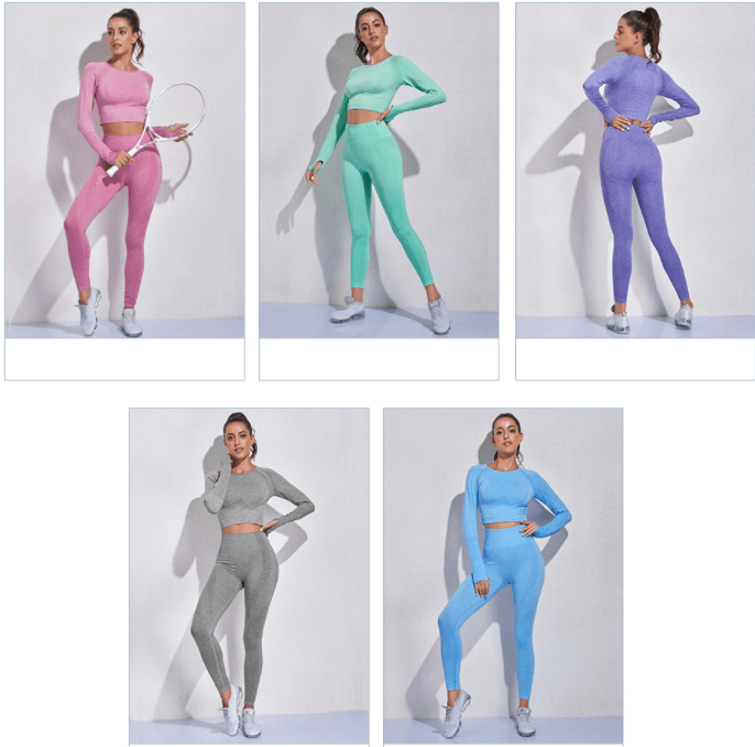 Active Comfort Seamless Activewear Set | Versatile Workout Wardrobe