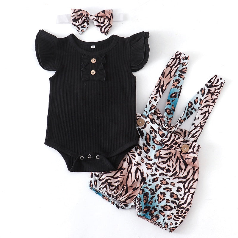 Adorable Baby Romper Set | Floral & Striped Baby Outfit