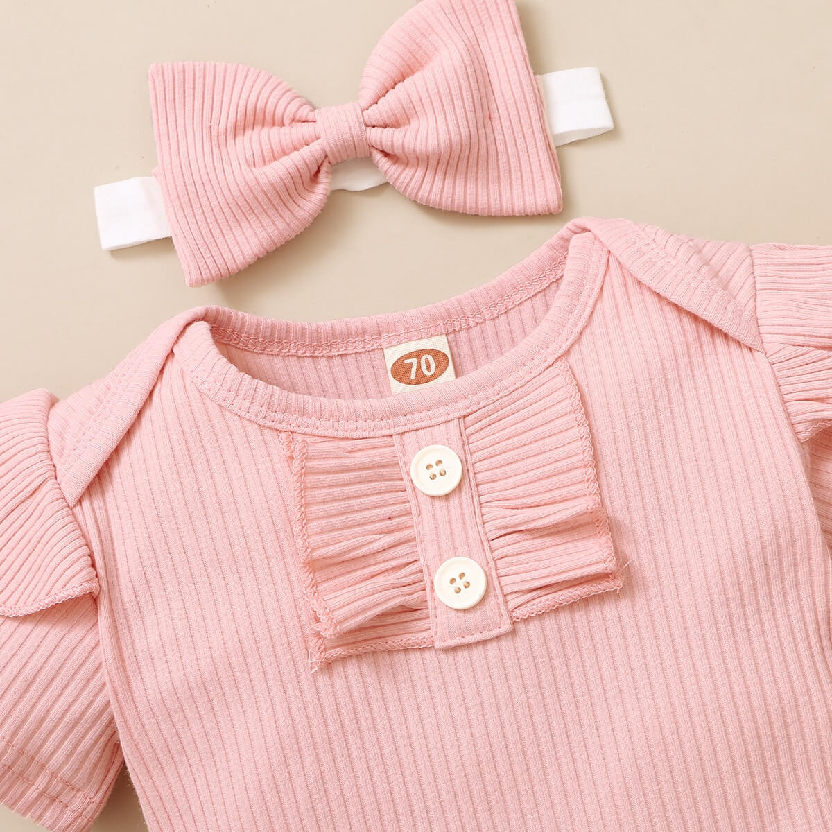 Adorable Baby Romper Set | Floral & Striped Baby Outfit