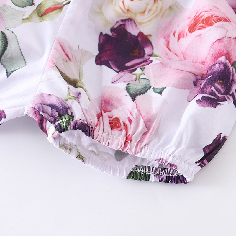 Adorable Baby Romper Set | Floral & Striped Baby Outfit