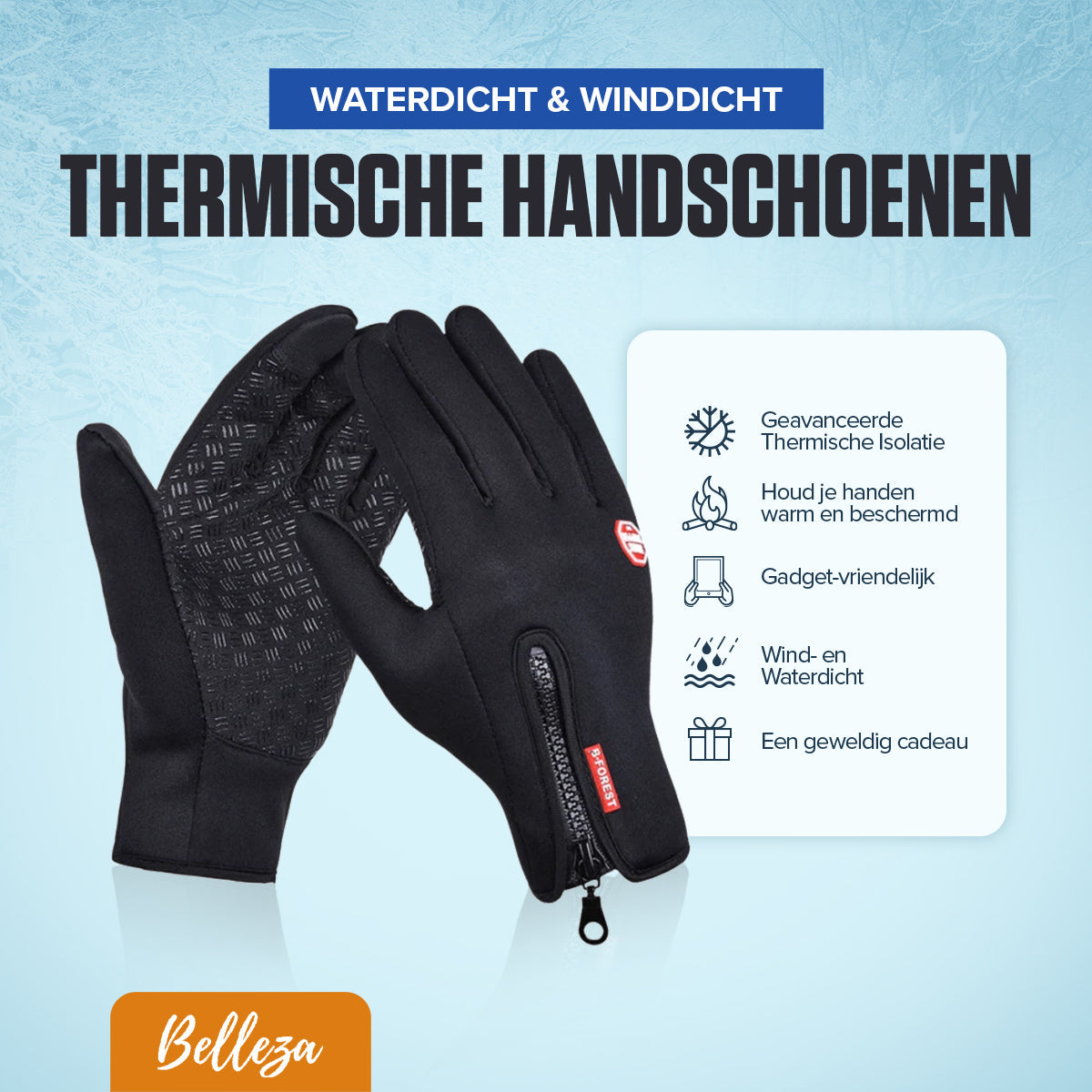 All-Weather Thermal Gloves | Waterproof | Touchscreen & Windproof Winter Adventure Gloves