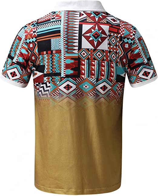 ArtStyle Men's Polo Shirt | Bold Patterns & Artistic Design