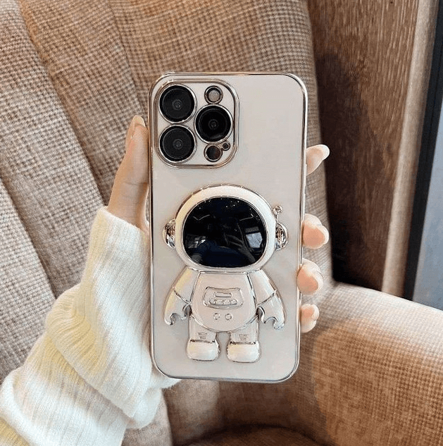 Astronaut Design Phone Case | Fun Astronaut Stand