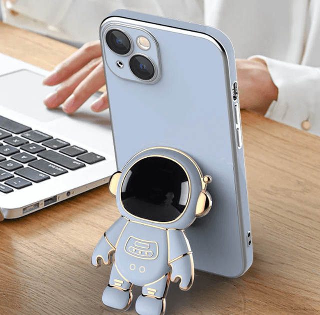 Astronaut Design Phone Case | Fun Astronaut Stand