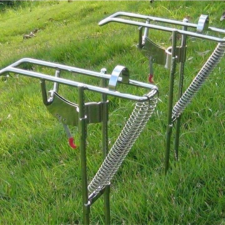 Automatic Fishing Pole Holder | Quick Strike Trigger