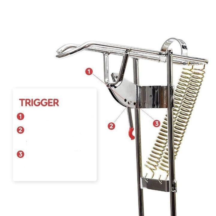 Automatic Fishing Pole Holder | Quick Strike Trigger