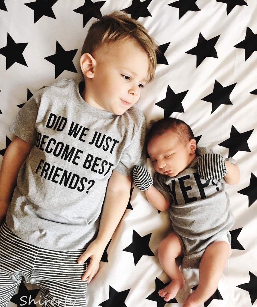 Best Friends Matching T-Shirts | Cute Sibling Set for Kids