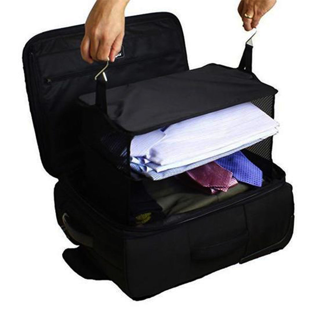 Black Travel Organizer Bag | Compact & Convenient Travel Essential