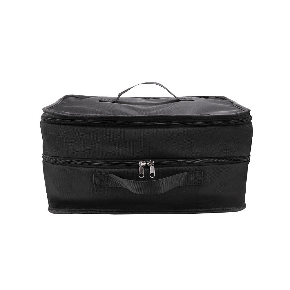 Black Travel Organizer Bag | Compact & Convenient Travel Essential