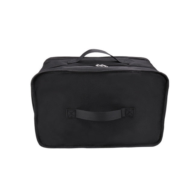 Black Travel Organizer Bag | Compact & Convenient Travel Essential