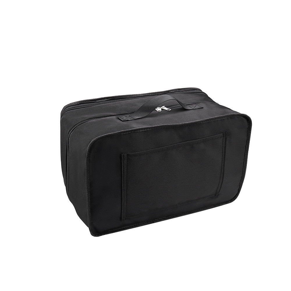 Black Travel Organizer Bag | Compact & Convenient Travel Essential