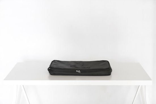 Black Travel Organizer Bag | Compact & Convenient Travel Essential