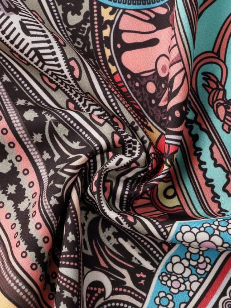 Boho Chic Dress | Vibrant Paisley Print | Flowing Silhouette