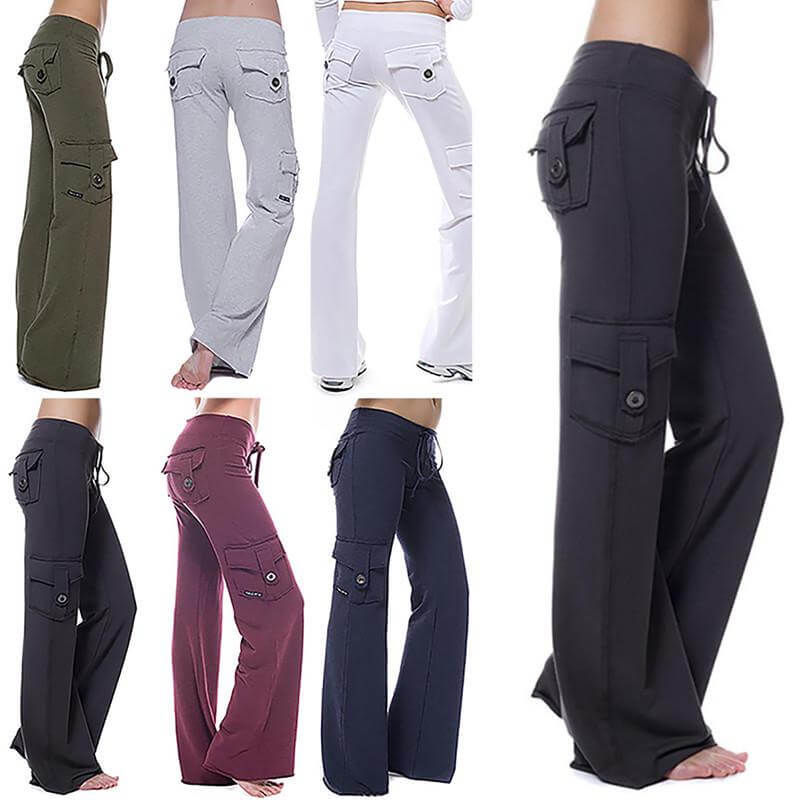 Cargo Yoga Pants | Relaxed Fit & Stylish Multi-Pocket Design