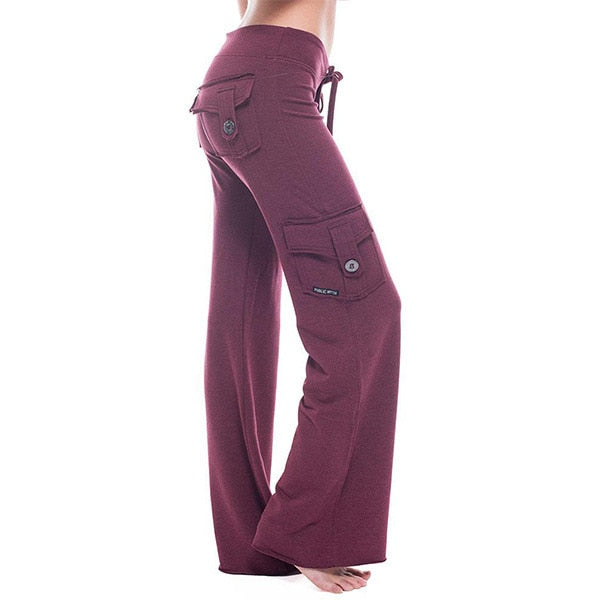 Cargo Yoga Pants | Relaxed Fit & Stylish Multi-Pocket Design