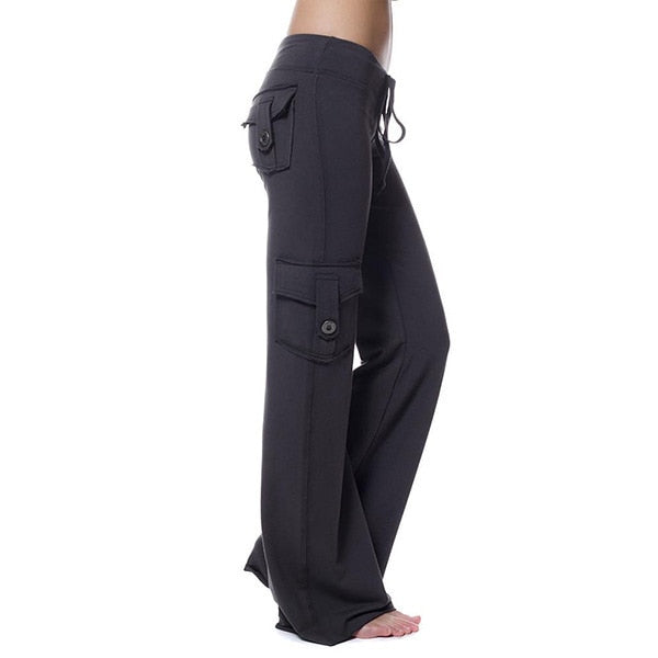 Cargo Yoga Pants | Relaxed Fit & Stylish Multi-Pocket Design