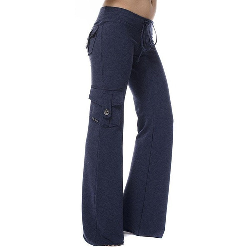 Cargo Yoga Pants | Relaxed Fit & Stylish Multi-Pocket Design