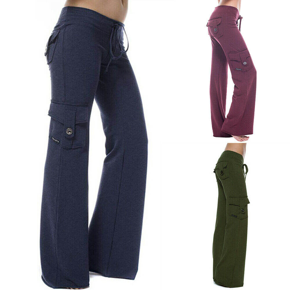 Cargo Yoga Pants | Relaxed Fit & Stylish Multi-Pocket Design