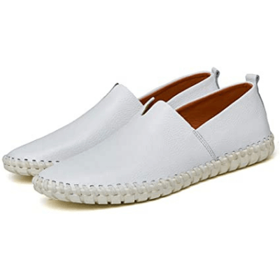 Casual Leather Loafers | Breathable Comfort for Men