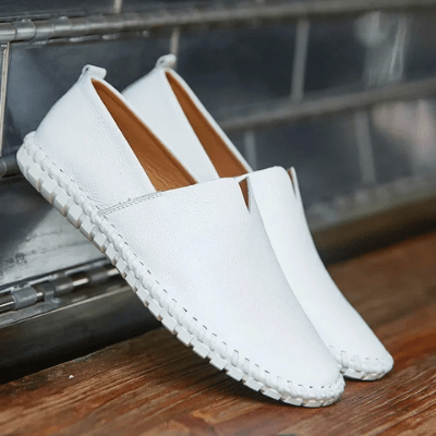 Casual Leather Loafers | Breathable Comfort for Men