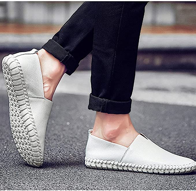 Casual Leather Loafers | Breathable Comfort for Men