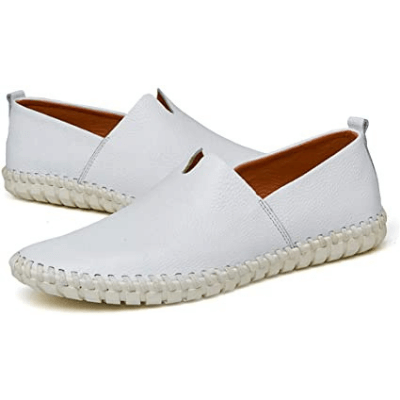 Casual Leather Loafers | Breathable Comfort for Men