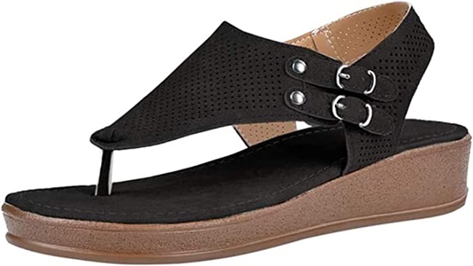 Chic Comfort Wedge Sandals | Trendy Breathable Design