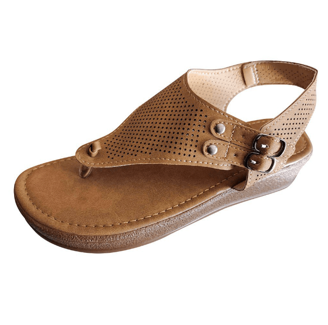 Chic Comfort Wedge Sandals | Trendy Breathable Design