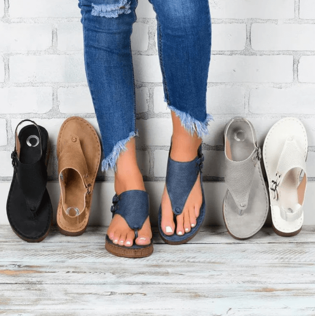Chic Comfort Wedge Sandals | Trendy Breathable Design