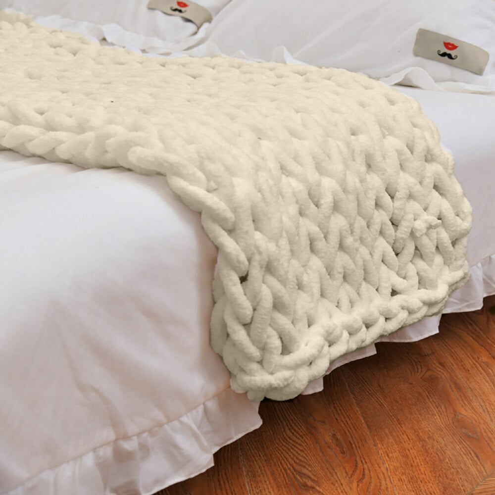 Chunky Knit Blanket | Ultra Soft Comfort Blanket