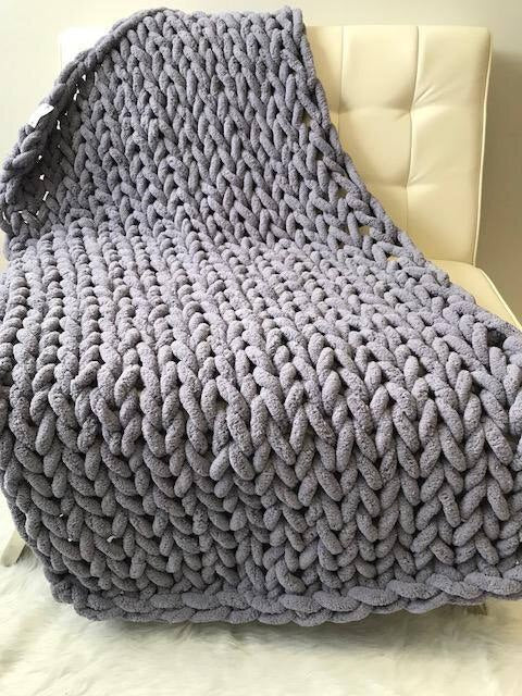 Chunky Knit Blanket | Ultra Soft Comfort Blanket