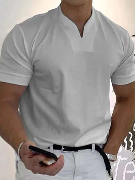 Classic Men's V-Neck T-Shirt | Comfortable Comfort Fit