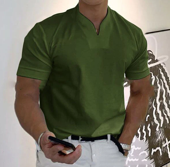 Classic Men's V-Neck T-Shirt | Comfortable Comfort Fit