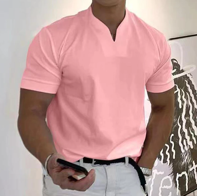 Classic Men's V-Neck T-Shirt | Comfortable Comfort Fit