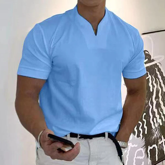Classic Men's V-Neck T-Shirt | Comfortable Comfort Fit
