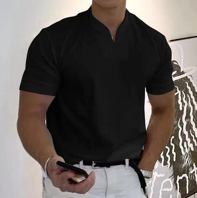 Classic Men's V-Neck T-Shirt | Comfortable Comfort Fit