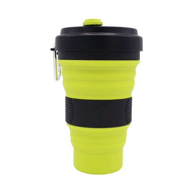 Collapsible Silicone Travel Mug | Eco-Friendly & Space-Saving Adventure Cup