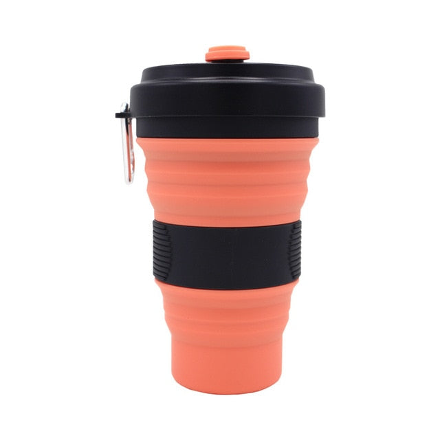 Collapsible Silicone Travel Mug | Eco-Friendly & Space-Saving Adventure Cup