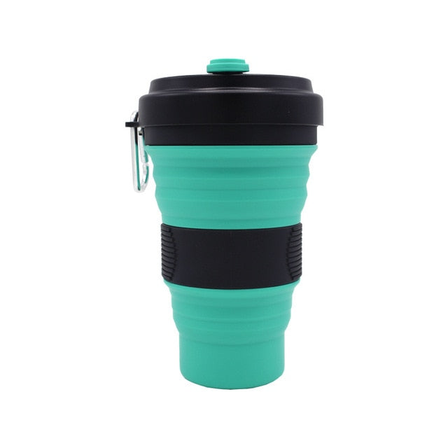 Collapsible Silicone Travel Mug | Eco-Friendly & Space-Saving Adventure Cup