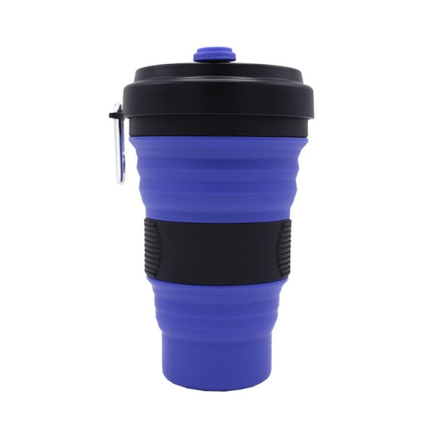 Collapsible Silicone Travel Mug | Eco-Friendly & Space-Saving Adventure Cup
