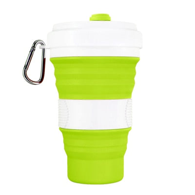 Collapsible Silicone Travel Mug | Eco-Friendly & Space-Saving Adventure Cup