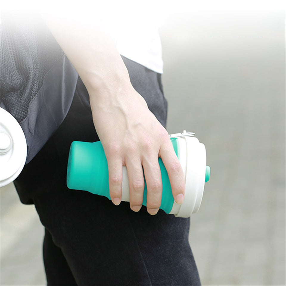 Collapsible Silicone Travel Mug | Eco-Friendly & Space-Saving Adventure Cup
