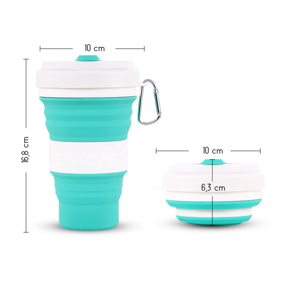 Collapsible Silicone Travel Mug | Eco-Friendly & Space-Saving Adventure Cup