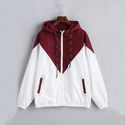 Color Block Hooded Windbreaker | Trendy & Functional | Stylish & Versatile