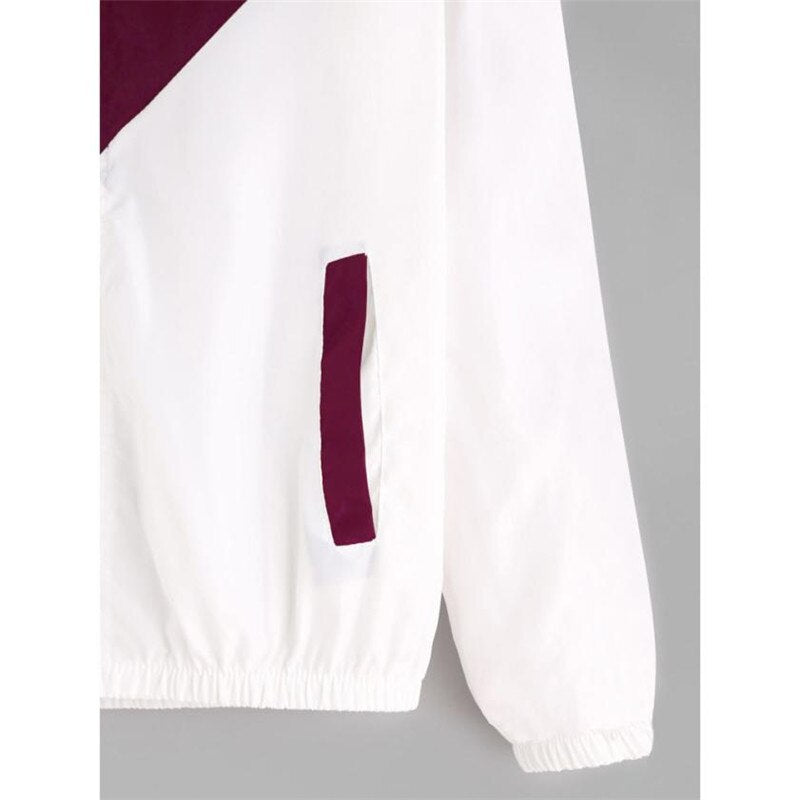 Color Block Hooded Windbreaker | Trendy & Functional | Stylish & Versatile
