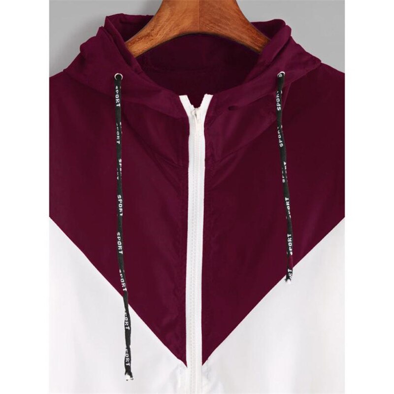 Color Block Hooded Windbreaker | Trendy & Functional | Stylish & Versatile