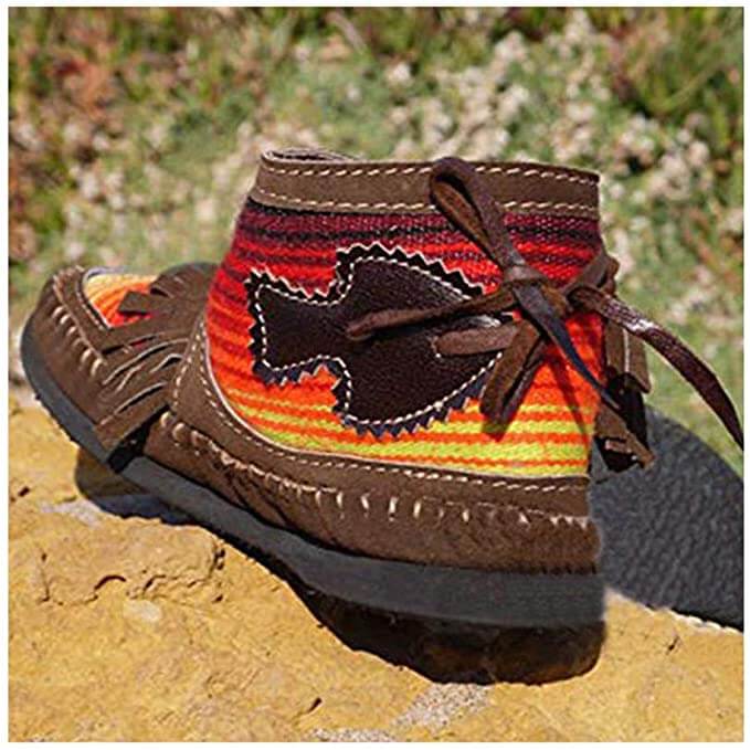 Colorful Fringe Ankle Boots | Vibrant Style