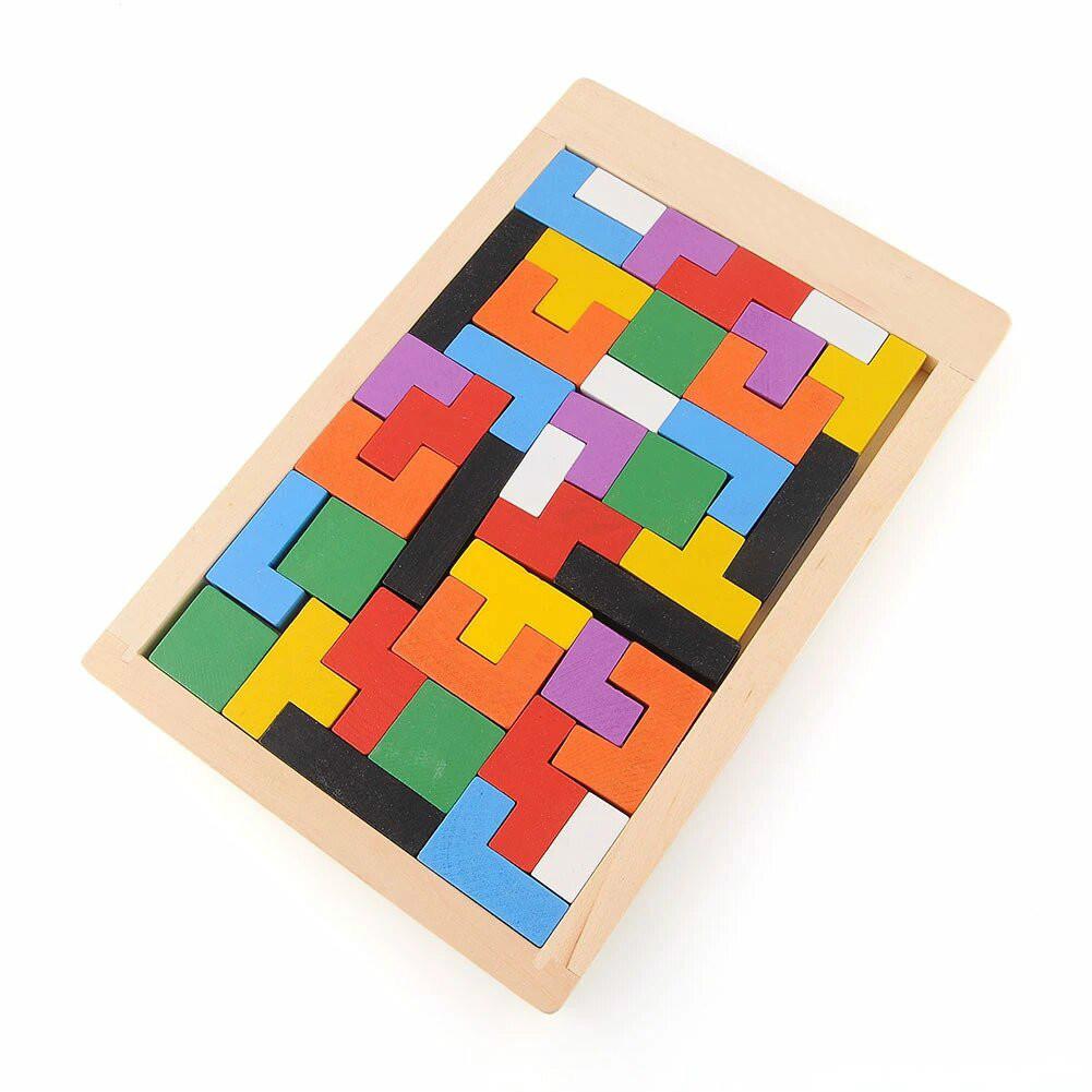 Colorful Wooden Puzzle Set | Brain-Boosting Fun & Creative Learning
